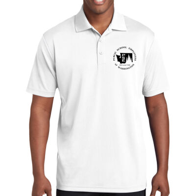 Men's (White) RacerMesh Polo (SCR) Thumbnail